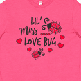 thumbnail image 4 of Inktastic Lil Miss Love Bug with Lady Bug and Hearts Youth T-Shirt, 4 of 5