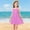 Pink, variant on Swuxness Girl's Casual Sleeveless Sling Dress, Kids Dresses, Kids Girl Crew Neck Solid Color Comfortable Soft Lightweight Glitter Spaghetti Strap Tank Dress Pink, 9-10 Years