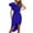 Blue dresses for women 2023, variant on Wycnly Formal Dresses for Women One Shoulder Ruffle Layer Irregular Wrap Hem Evening Party Formal Dress Slash Neck Sleeveless Solid Summer Midi Dresses Black S Clothes