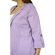thumbnail image 4 of Blazer de lino talla extra, modelo 0317 (Lila) lila 42 Roman Fashion Blazer extra 0317, 4 of 6
