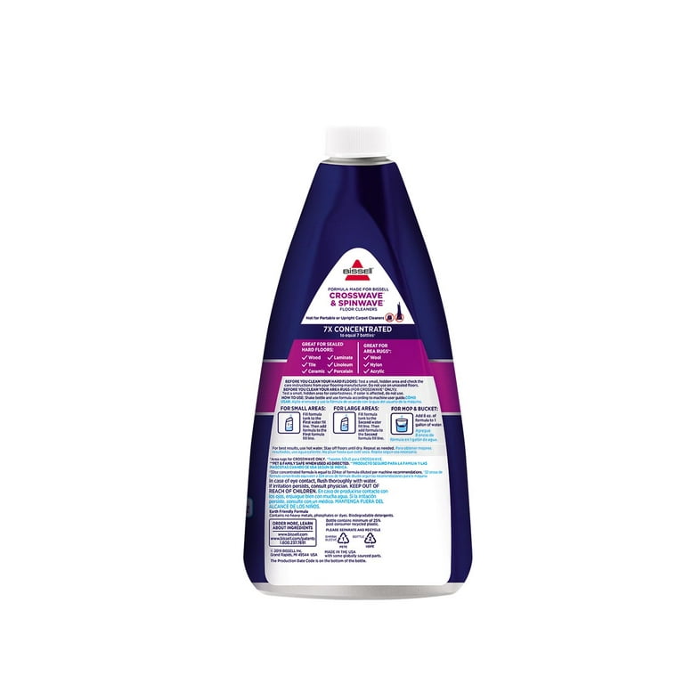 Bissell crosswave cleaning solution discount