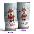 thumbnail image 2 of Hello Winter Shiba Inu Smiling in Red Scarf Hat Welcome Christmas 20oz Stainless Steel Tumbler Insulated Cup with Lid Shibas Dog Lovers Gifts Idea - 00017, 2 of 5