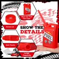 thumbnail image 3 of 12 Pack Race Car Fuel Can Cups Set 11 oz Car Fuel Can Drinking Cups with Straw Racing Car Theme Birthday Party Favor for Kids Racing Car Theme Birthday Party Baby Shower Supplies, 3 of 7
