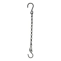 TZYUDK Chain For Hanging Plants 11 Inch Hanging Chain With Hooks For Birds Feeders Planters Lanterns And Ornaments Affordable Useful Black