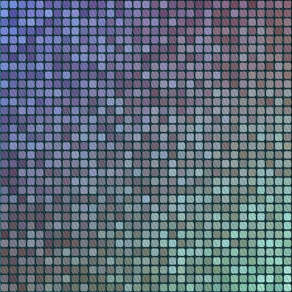 Ahgly Company Machine Washable Indoor Square Transitional Blue Koi Blue Area Rugs, 8' Square