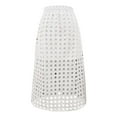 thumbnail image 6 of Gbsyewxs Skirts For Women Midi Skirt High Elastic Waist Hollow Out Layered Solid Color Beach Summer Women'S Skirts White, 6 of 6