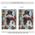 thumbnail image 4 of Ryvnso Cardinal on Snowman Pattern Garden Flag 28x40 Inch Double Sided Seasonal Yard Decoration, 4 of 6