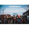 thumbnail image 2 of Mochila LED Welaso Smart Bluetooth con letrero LED colorido, 2 of 9