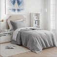 thumbnail image 1 of Regency Heights 5-Piece Twin/Twin XL Bed in a Bag Set, Reversible Comforter with Sheet Set and Shams, Grey, Solid Color, 1 of 12