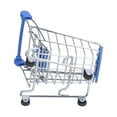 thumbnail image 3 of ToysMini Carro de supermercado Carros de compras de juguete azul Mini carrito de supermercado Valor inmejorable Jadeshay  A, 3 of 8
