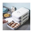 thumbnail image 2 of Drawer-type Egg Storage Box Refrigerator -keeping Box Dumpling Box Egg Rack Can Be Superimposed Rol, 2 of 5
