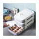 thumbnail image 2 of Drawer-type Egg Storage Box Refrigerator -keeping Box Dumpling Box Egg Rack Can Be Superimposed Rol, 2 of 5