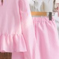 thumbnail image 6 of Hessimy Warm Long-Sleeve PJ Sets for Girls and Boys Comfy, Funny Kids' Pajama Sets fall+pajamas+Toddler Girl Boy(Pink,11-12 Years), 6 of 6
