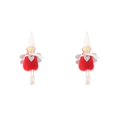 thumbnail image 4 of ziyahi 2pcs Noël Suédois Santa Poupée Ornements Suspendus Arbre de Noël Cheminée Rouge 2Set, 4 of 6