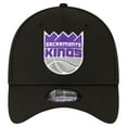 thumbnail image 2 of Men's New Era Black Sacramento Kings Logo 39THIRTY Flex Hat, 2 of 6