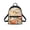 Bird Floral Print, variant on Owl Flower Pattern Small Backpack, Light Polyester Mini Backpack for Everyday Carry Travel, Zipper Pocket Travel Shoulder Bags