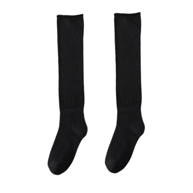 CAIROYAR Calcetines apilados hasta la rodilla Moda JK Calcetines sencillos para mujerθÆ
