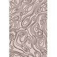 thumbnail image 2 of Treechild 13x18 Gold Ornate Wood Framed with Double Matting Museum Art Print Titled - Iso Lines Pattern, 2 of 4