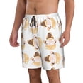 thumbnail image 2 of Sikiie Mignon Gnome Abeille Imprimé Shorts de Plage pour Hommes, Shorts à Séchage Rapide Haute Élasticité - avec Cordon et Poches Antidérapantes, Adaptés pour Plage, Sports, Vacances-Grand, 2 of 6
