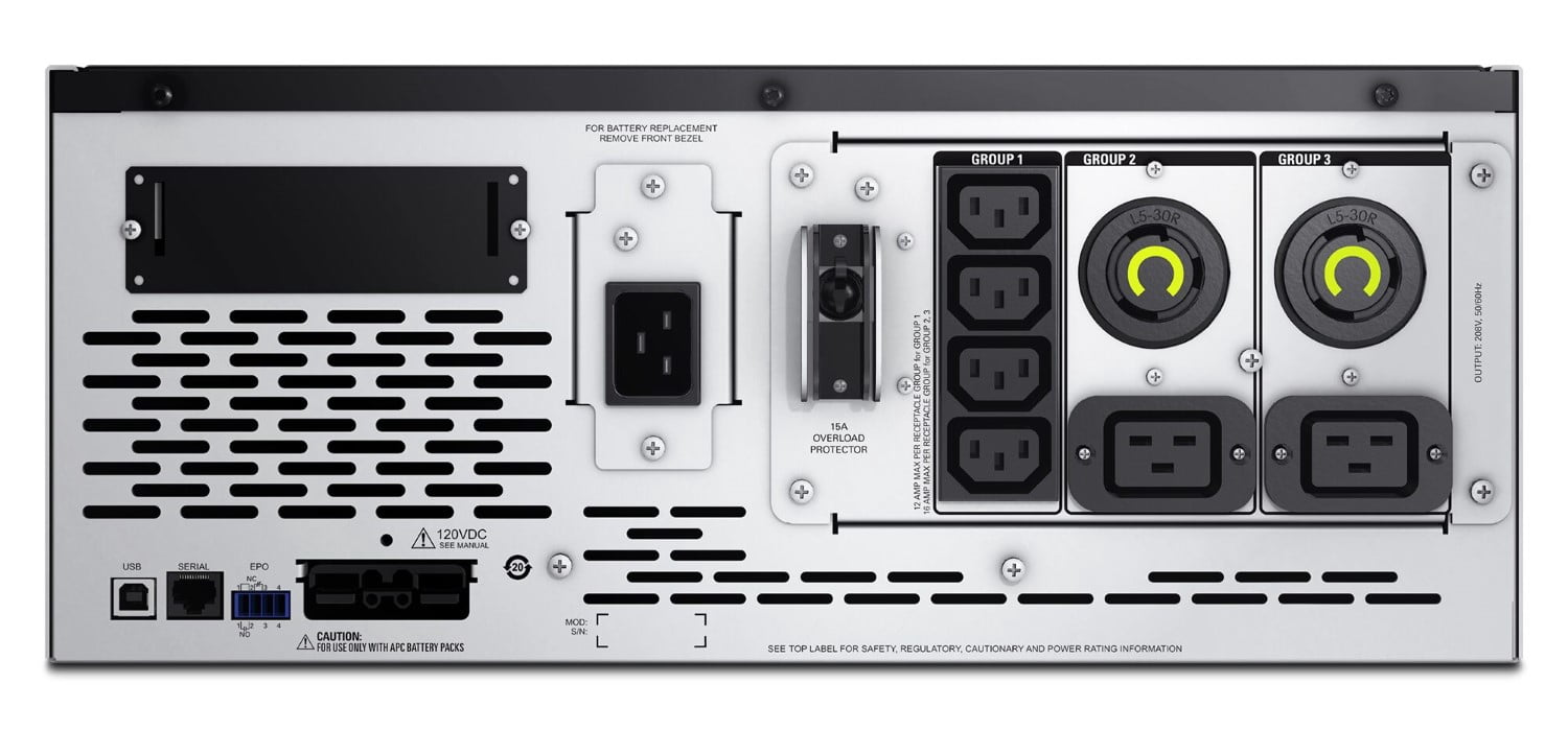 APC by Schneider Smart-UPS X 3000VA Short Depth Tower/Rack Convertible LCD 208V