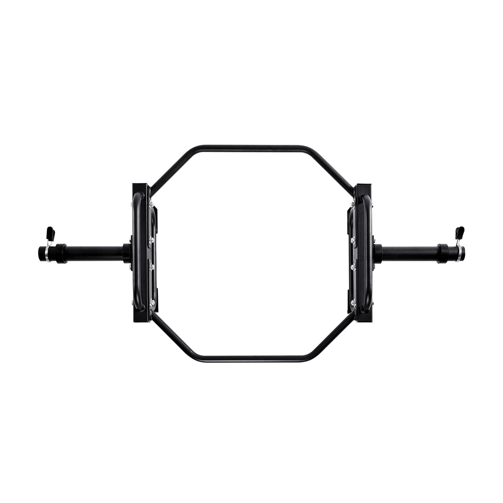 Dranite Hex Trap Bar for Weightlifting, 2-Inch Thick Barbell, 500 lbs Capacity, All-in-One Strength Training Bar for Squats, Deadlifts, Overhead Presses - Black