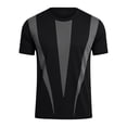 thumbnail image 7 of Bovxnpu Mens Short Sleeve T Shirts Men's Mesh Quickly Dry Breathable Athletic T-Shirt Comfy Tops, 7 of 7