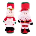 thumbnail image 2 of CxhicLuv Christmas Microwave Oven Gloves and Refrigerator Handle Covers, Soft Flannel Christmas Decorations for Kitchen, Santa Claus & Snowman Holiday Home Decor, Fun Xmas Gifts for Kids, 2 of 5