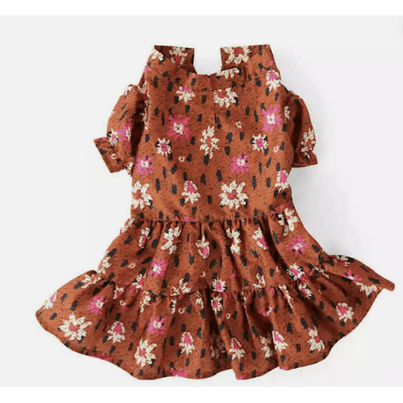 The Party Animal Leopard & Floral Dog Dress