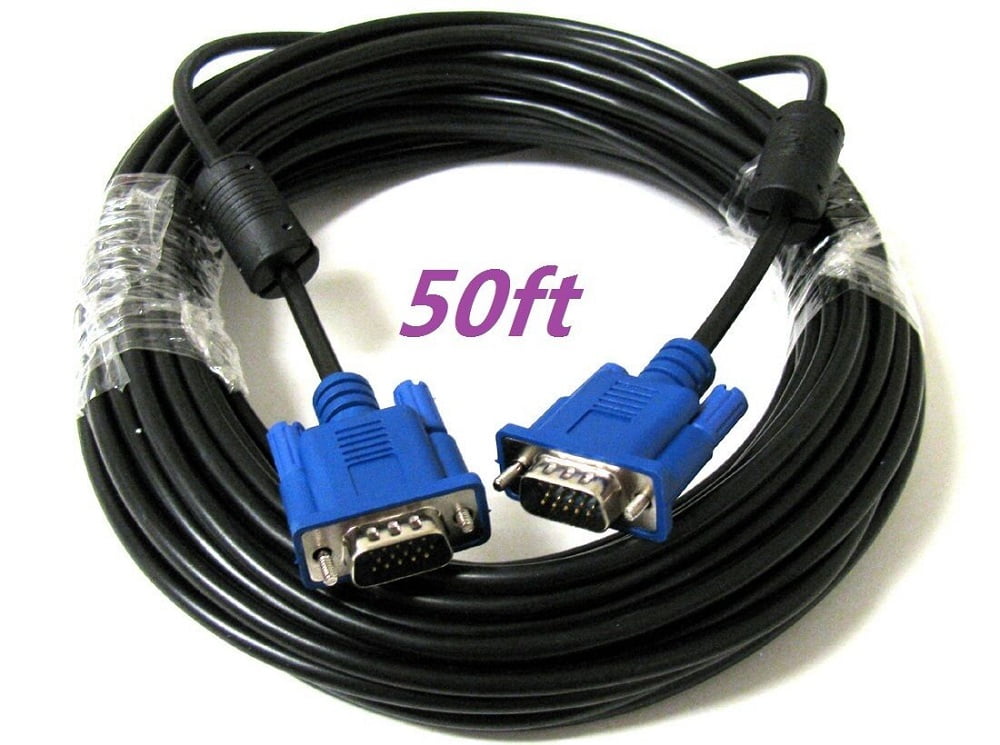 yan_3ft 15 PIN SVGA VGA ADAPTER Monitor Male To Male M/M Cable Cord for PC TV 