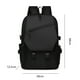 thumbnail image 2 of Mochila para computadora portátil, mochila de viaje para exteriores, mochila liviana para viajes de negocios y trabajo, negra, 2 of 5