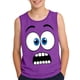 thumbnail image 2 of Camisolas de cuello redondo para niños pequeños y niños a la moda, lindas camisetas con estampado degradado, parte inferior suave sin mangas, camisetas para niñas, 2 of 6