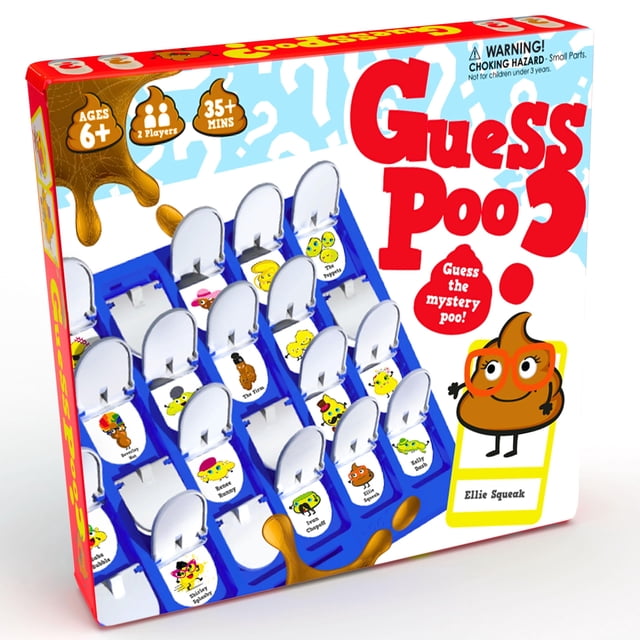 Juego de mesa Boxer Gifts Guess Poo Funny Poop para niños mayores de 6 años