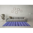 thumbnail image 3 of Ahgly Company Indoor Rectangle Abstract Blue Contemporary Area Rugs, 8' x 10', 3 of 4