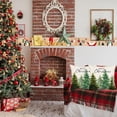 thumbnail image 4 of Green Pine Tree Pillow Covers 16x16 Inch Set of 2 Merry Christmas Decorations Watercolor Blue Green Christmas Tree Forest Pillows Decorative Throw Pillows Winter Outdoor Cushion Case for Sofa, 4 of 5