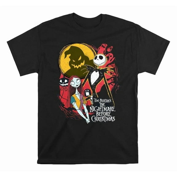 Tim Burton's The Nightmare Before Christmas Halloween Tshirt Men Women