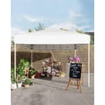 thumbnail image 4 of Abri de Jardin Pliante Robuste 10 X 10 Pi, Pavillon Extérieur avec 3 Hauteurs Réglables, Installation Sans Outils – Comprend Sacs de Sable, Piquets, Cordes Rigides, Sac de Transport – Blanc / Vert / Bleu / Kaki / Gris / Noir, 4 of 7