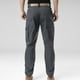 thumbnail image 3 of Pantalones largos para hombre, con bolsillos, color combinado, rectos, para exteriores, montañismo, versátiles, de poliéster, blusa y pantalón., 3 of 3
