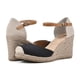 thumbnail image 2 of Sandalia de Cuña Espadrille Mamba de WHITE MOUNTAIN en Tela Negra, 2 of 7