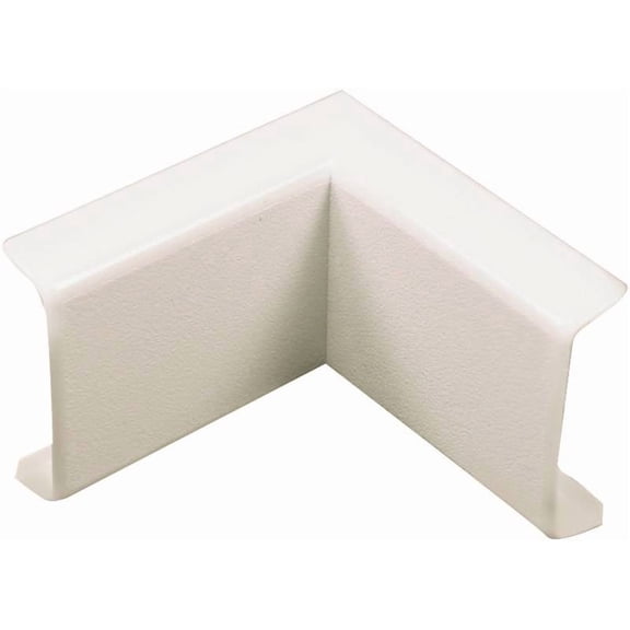 Wiremold NMW7 Wireway Inside Elbow, Non-Metallic, Plastic, White