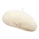 thumbnail image 3 of Boina elegante para mujer, ideal como regalo, bordada, perfecta para vacaciones, viajes y acampadas. Beige, 3 of 9