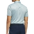 thumbnail image 2 of Adidas Golf Men's Core Allover Print Polo Golf Shirt,  X-Large Blue/Silver Green -, 2 of 2