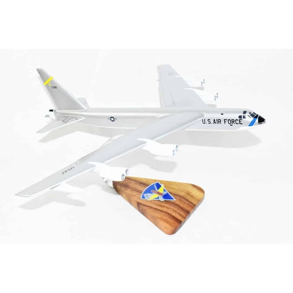 93rd Bombardment Wing La Vittoria (1957) B-52B Model,  1/124 (18") Scale, Mahogany, Bomber