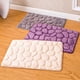 thumbnail image 5 of Injueey Cobblestone Flower antideslizante interior absorbente lavable puerta Mat alfombra lavable puerta alfombra baño cocina franela alfombra Decoración del hogar morado claro Injueey JJ21303-01, 5 of 6