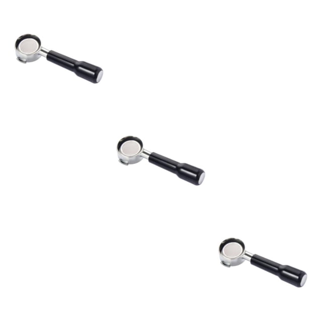 Goriertaly Commercial Coffee Machine Filter Holder For Taste And Easy Cleaning Coffee Strainer C2 plastic black 3Set