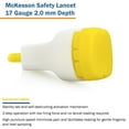 thumbnail image 3 of McKesson Safety Lancets, Pressure-Activated - 17 Gauge Needle, 2.0mm Depth, 100 Count, 1 Pack, 3 of 4