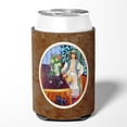 thumbnail image 2 of Caroline's Treasures 7265CC Lady with her Pug Can or Bottle Hugger, Can Hugger, multicolor, 2 of 5