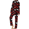 thumbnail image 7 of Iyufng Womens Pajama Sets Long Sleeve,Valentine's Day Pajama Sets for Women Plus Size,Sleepwear Sets,2 Piece Womens Plus Loungewear with Pockets V-Neck Valentines Love Heart Pjs S-XXXL, 7 of 7