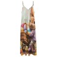 thumbnail image 4 of Easter Bunnies Rabbits Sleeveless Dress for Women Clothing Female Women's Summer Skirt, 4 of 7
