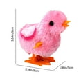 thumbnail image 2 of Wind Up Hopping Chicken Toy Clockwork Walking Jumping Chickens Kids Soft Jumping Plaything, 2 of 5