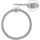 thumbnail image 5 of Cadena de eslabones cubanos para hombre, collar cubano de plata con diamantes ostentosos, joyería de Hip Hop con caja de regalo para mujeres de 20cm, 5 of 5